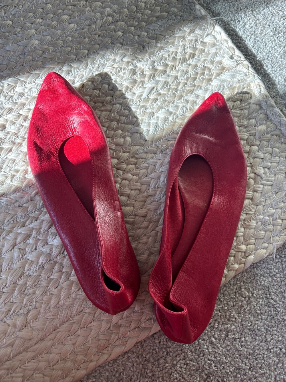 Women's Red Party Flat